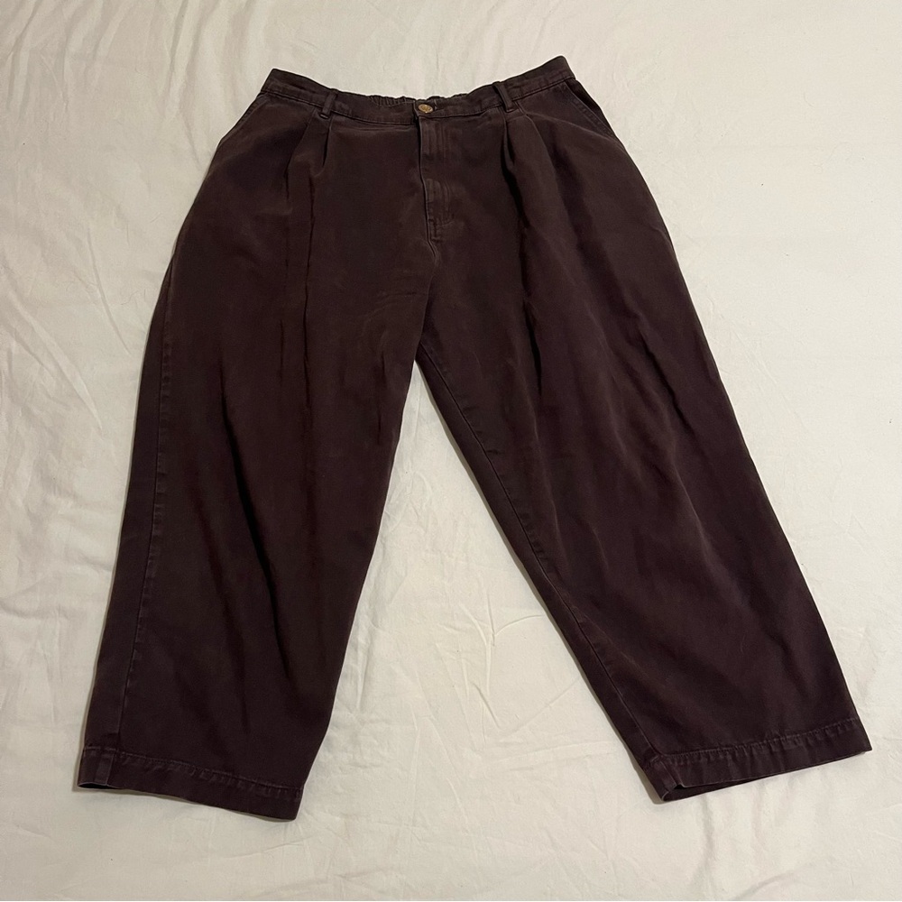 Big Bud Press Petite Trousers Espresso Brown Size Large